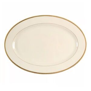 Lenox Tuxedo (Gold Backstamp) 16” Oval Serving Platter